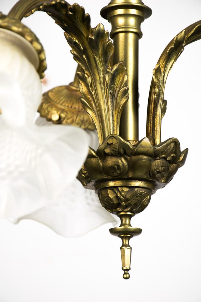 French Art Deco Pending Light - French antique 吊燈 3